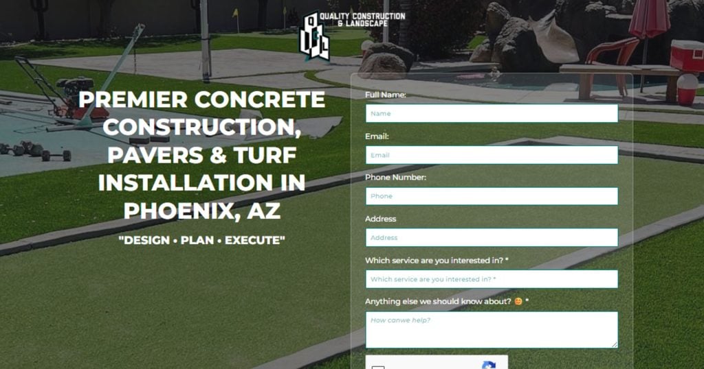 Quality Construction and Landscape